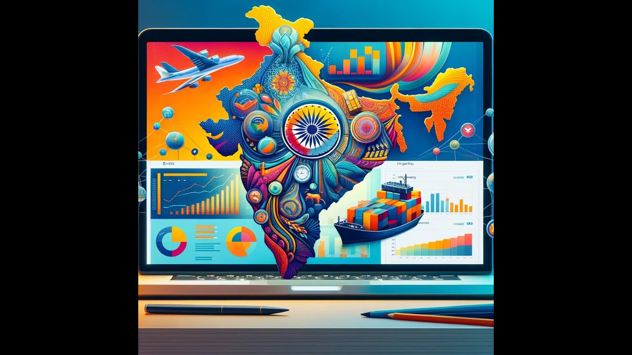 Exploring India's Export-Import Dynamics: A Detailed Analysis with Tableau