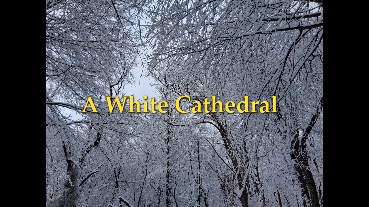 The manor was a white cathedral following an overnight snow.