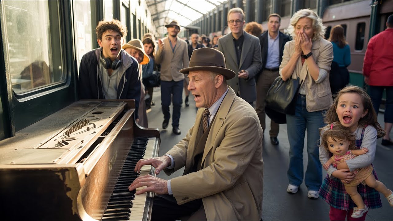 Undercover Billionaire Touches Public Piano — Then Stuns Crowd with a Song No One’s Heard in Decades