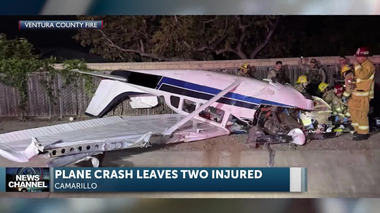 Two critically injured after plane crash in Camarillo