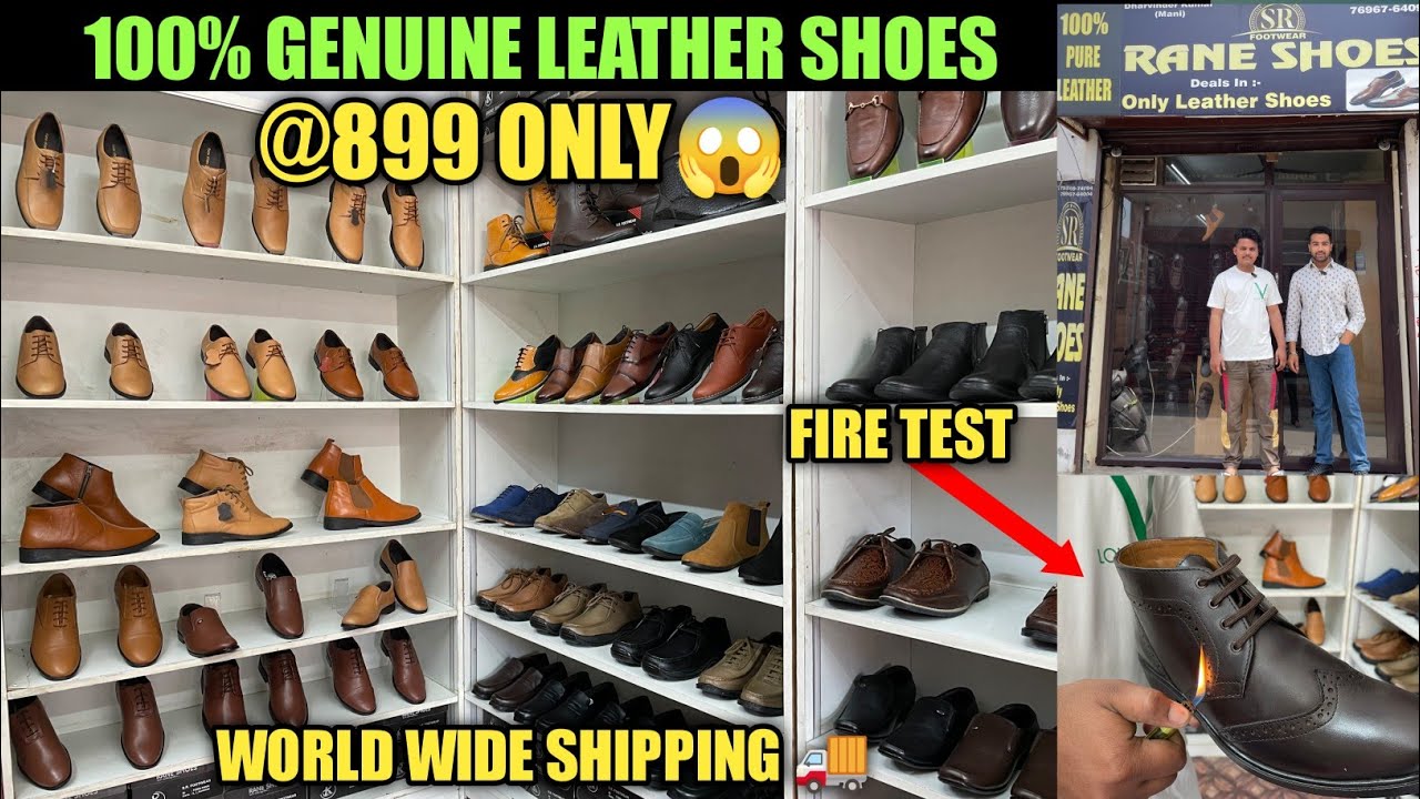 Best Leather  Hand Made Shoes Store in Jalandhar, Punjab | 899 से शुरू 😱 | Rane Shoes Jalandhar 🔥