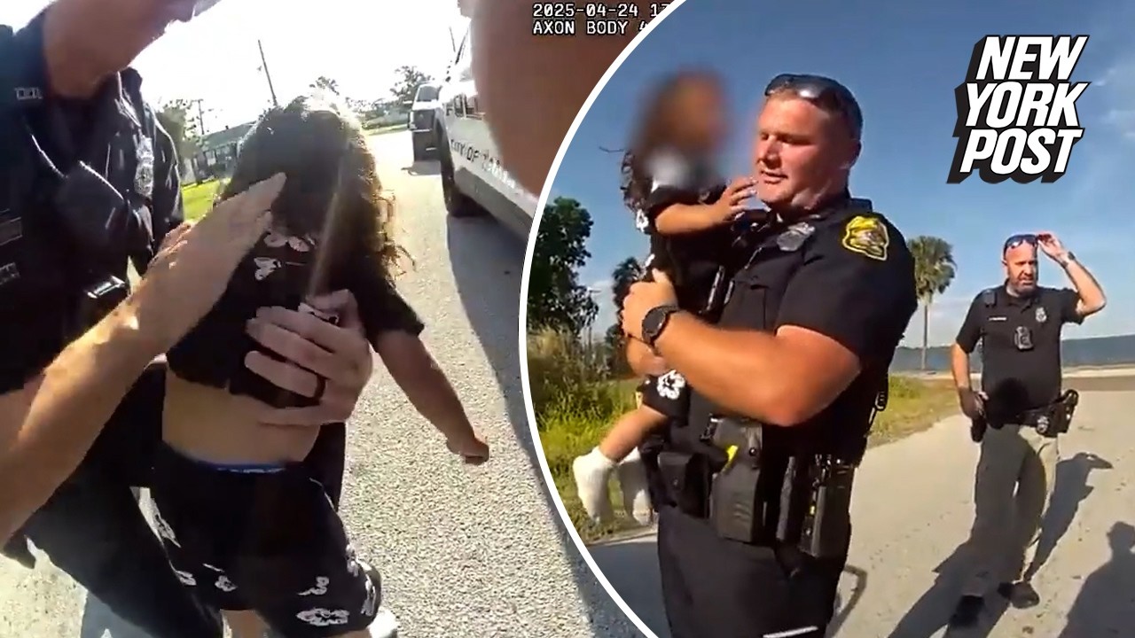 Officer saves choking toddler after desperate screams for help