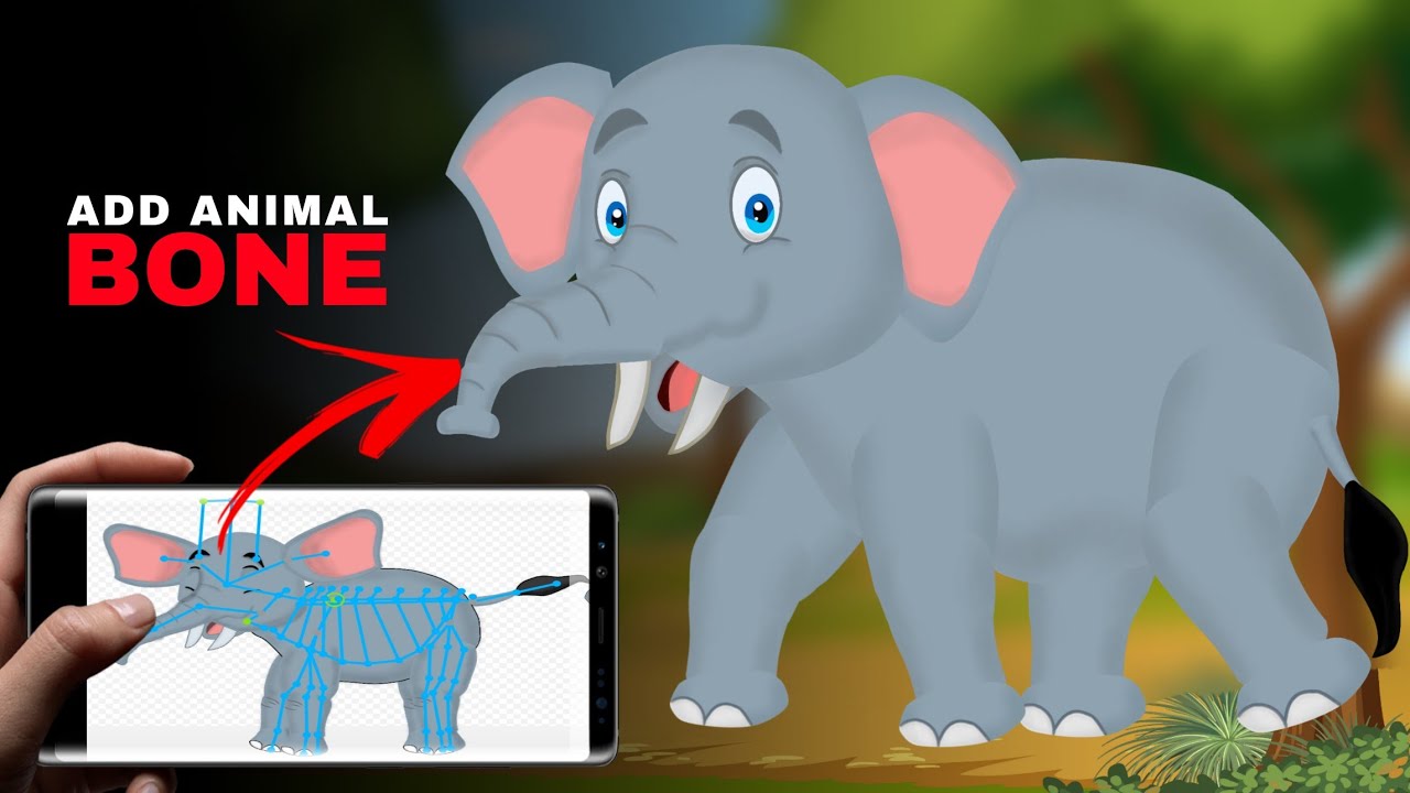 Animal character Me Bone Attach Kaise kare!