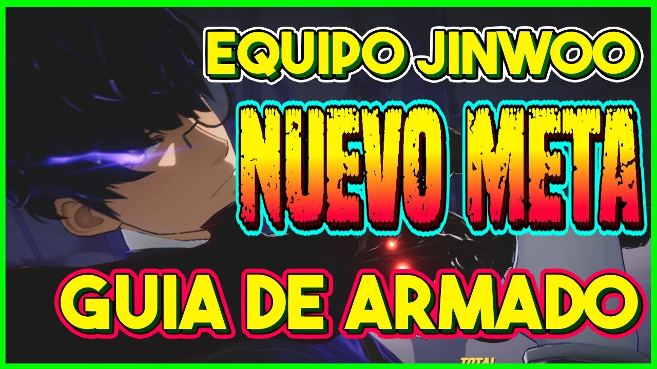 🔥NUEVO META DE EQUIPO JINWOO🔸PREPÁRATE Y EQUÍPALO COMO CORRESPONDE🌟Solo Leveling Arise🌟