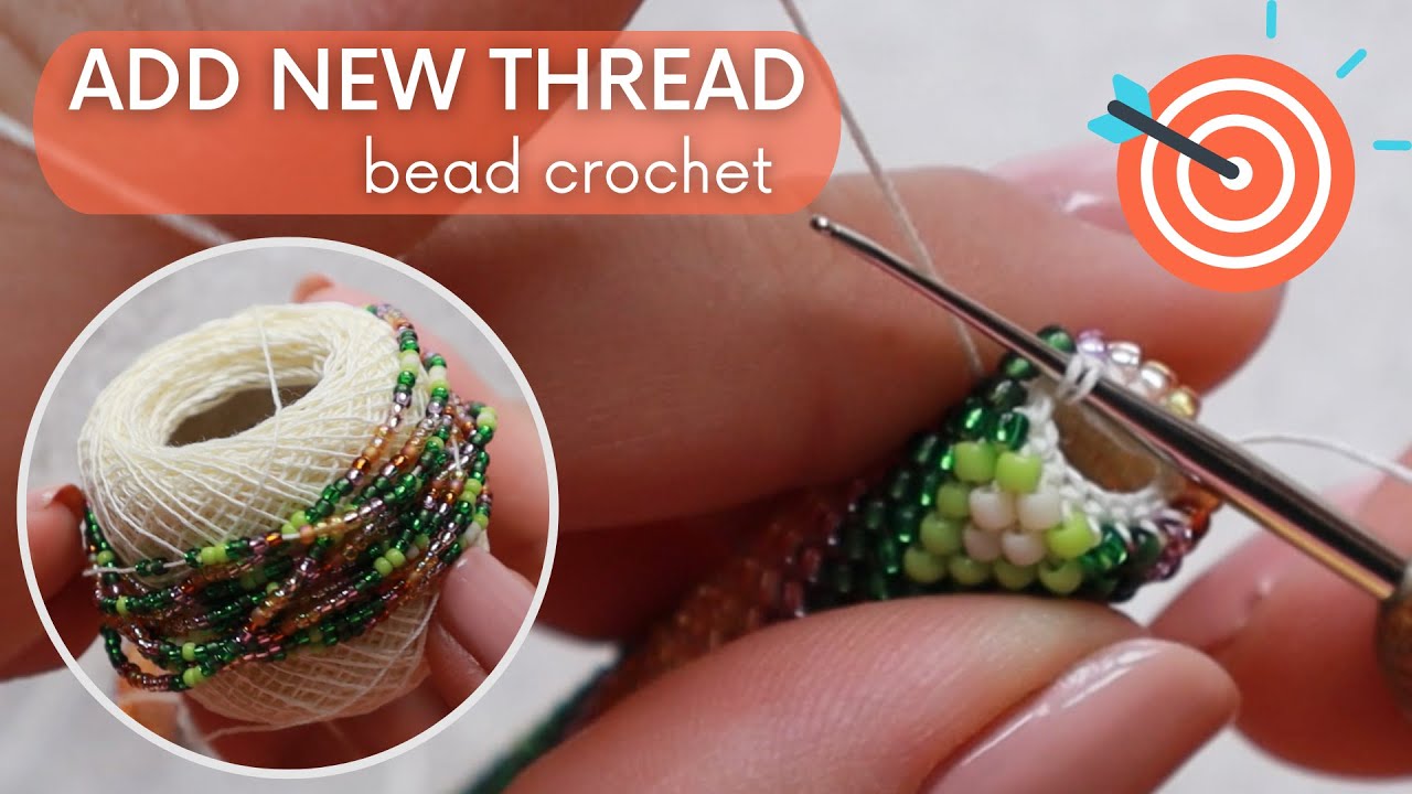 Straight to the point... Bead crochet - add new thread