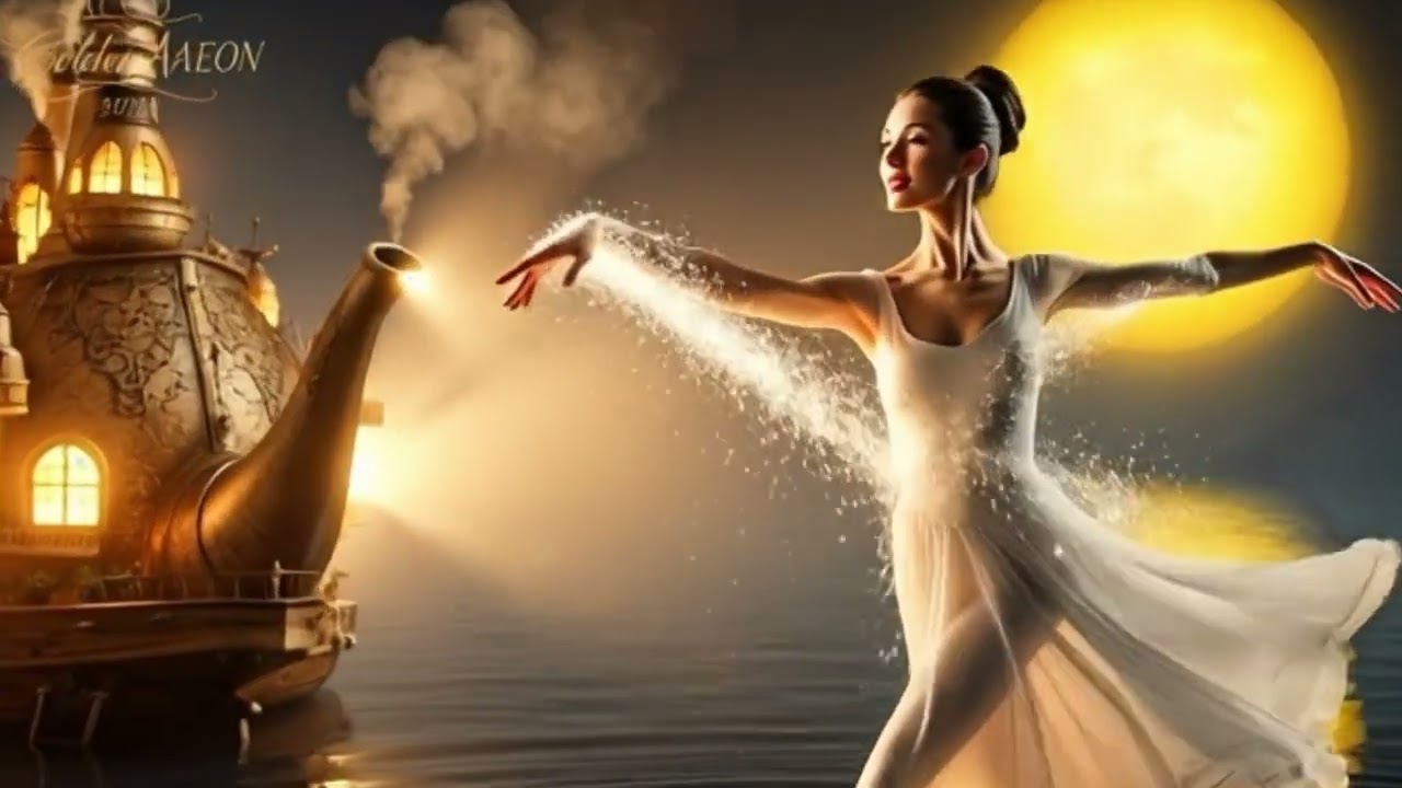 She Danced With The Sun… And Didn’t Burn | 4K #GoldenAIAeon #IDancedWithTheSun #SurrealDance