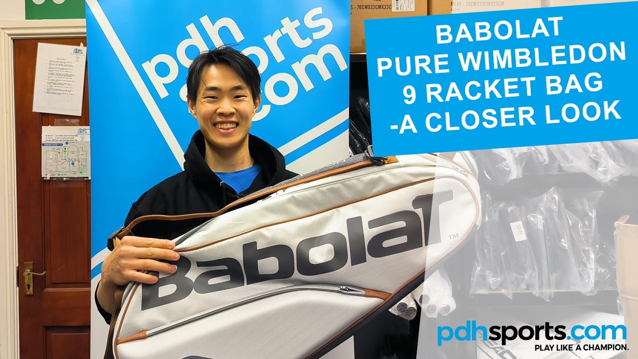 Babolat Wimbledon 9 Racket Bag review by pdhsports