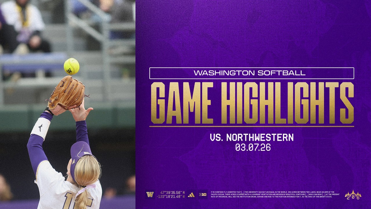 Washington 2, Northwestern 0 | Huskies Highlights