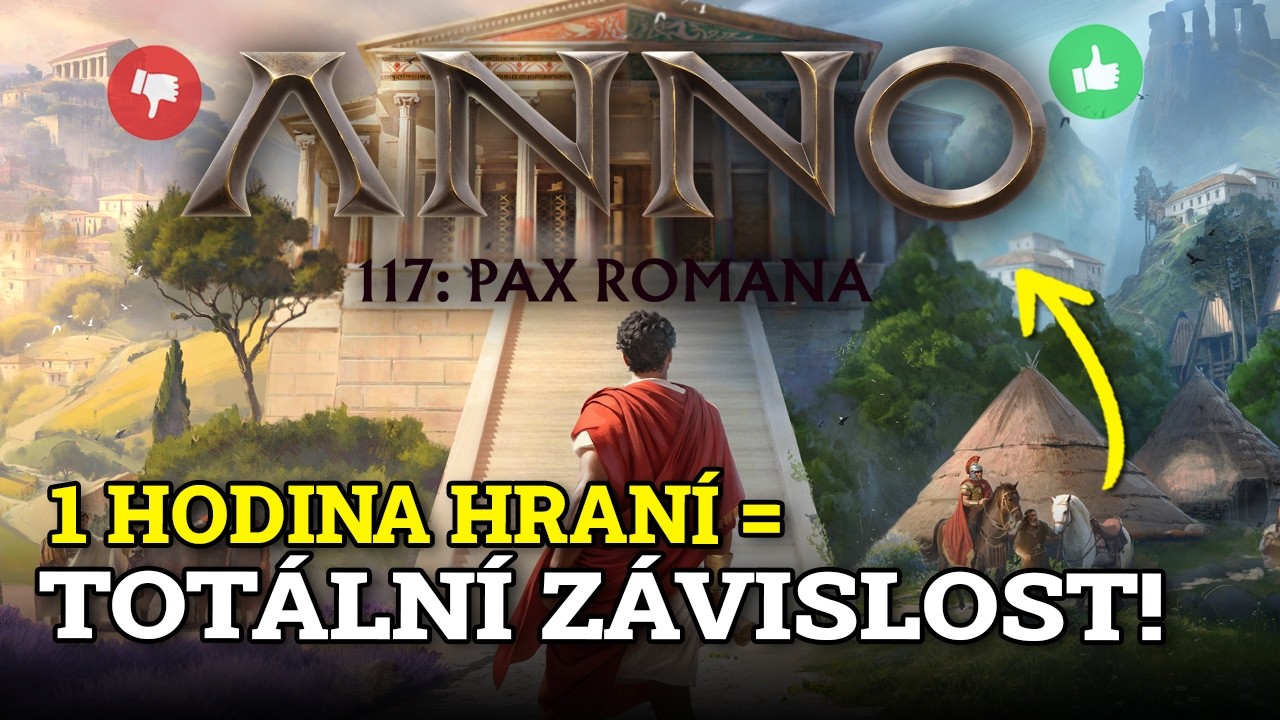Jedna hodina s ANNO 117: PAX ROMANA a už nechci hrát jinou strategii!