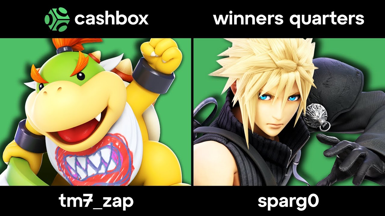 Cashbox 01 Winners Quarters - TM7_Zap (Bowser Jr) vs Sparg0 (Cloud)