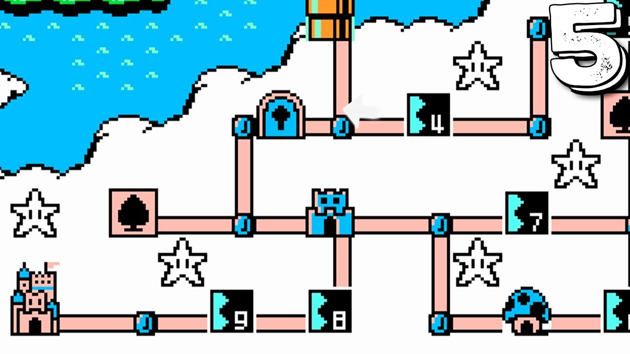 Volando por las nubes | Super Mario Bros 3 - Mundo 5