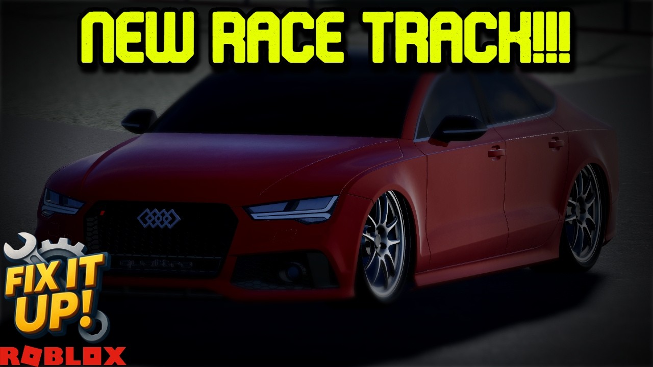 New Garage and Race Track in ROBLOX!! Fix It Up!