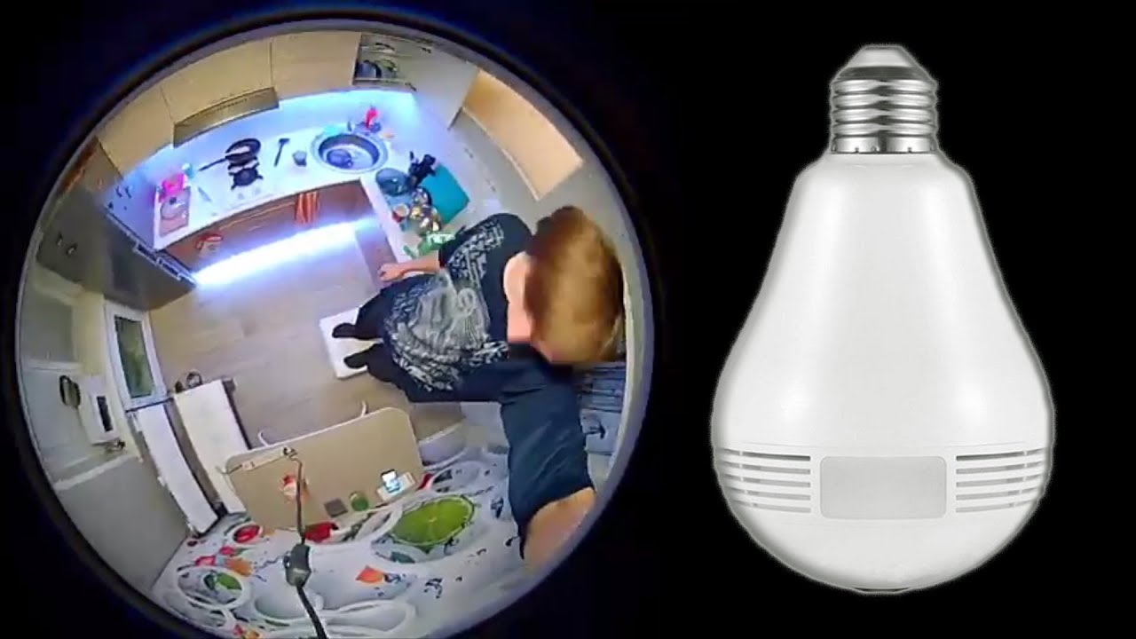 Лампочка камера WIFI Camera Bulb 960P 360&deg;
