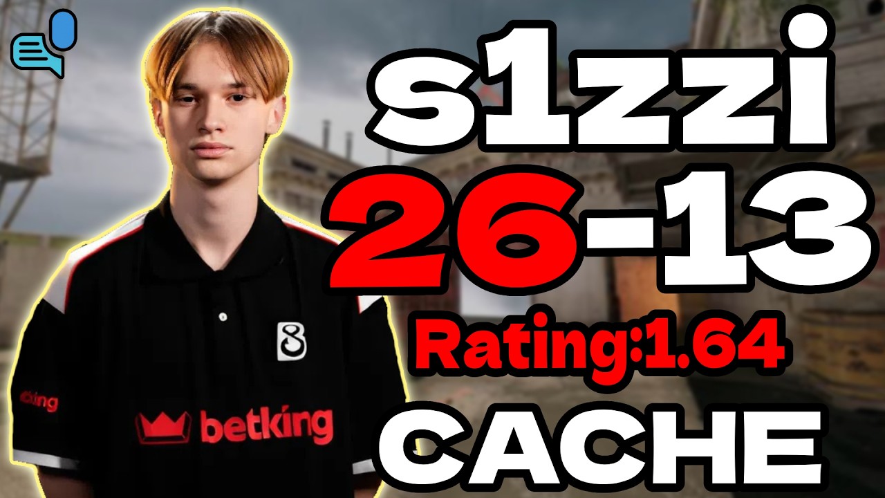 s1zzi (26-13) vs shox | Rating: 1.64 | cache | FACEIT EU | Jul 27, 2026