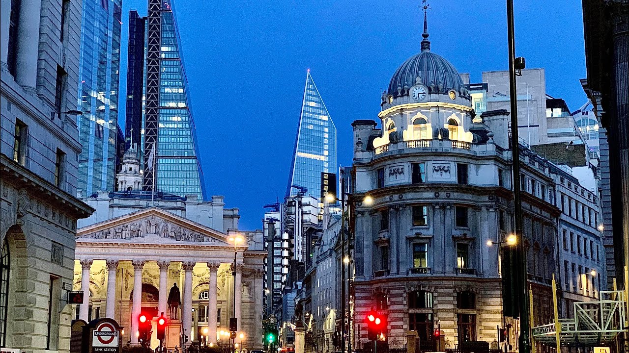 London City at Night. 