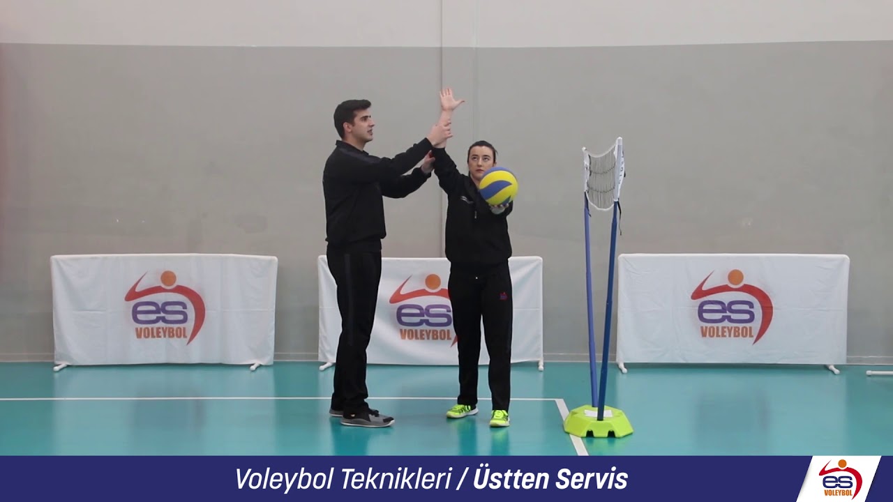 Voleybol Teknikleri - Üstten Servis