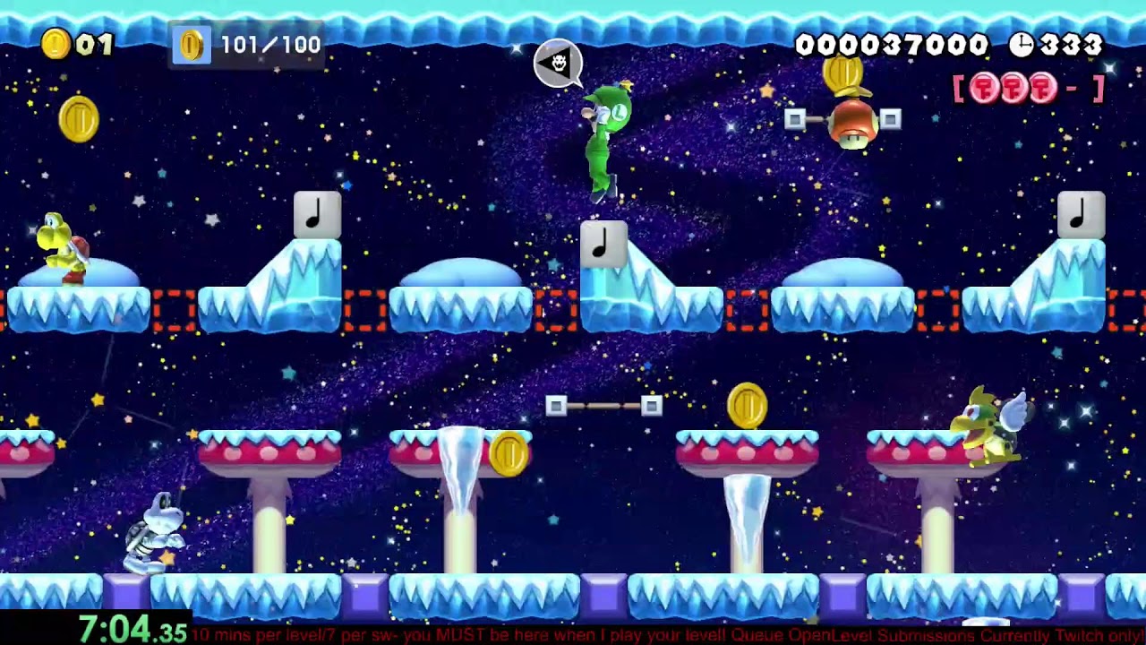 CHILLING WITH VIEWER LEVELS! (!add to add yours!) | VIEWER LEVELS | SUPER MARIO MAKER 2