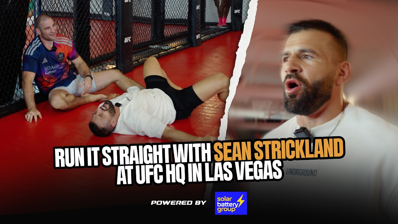 Run it Straight with Sean Strickland at UFC HQ in Las Vegas
