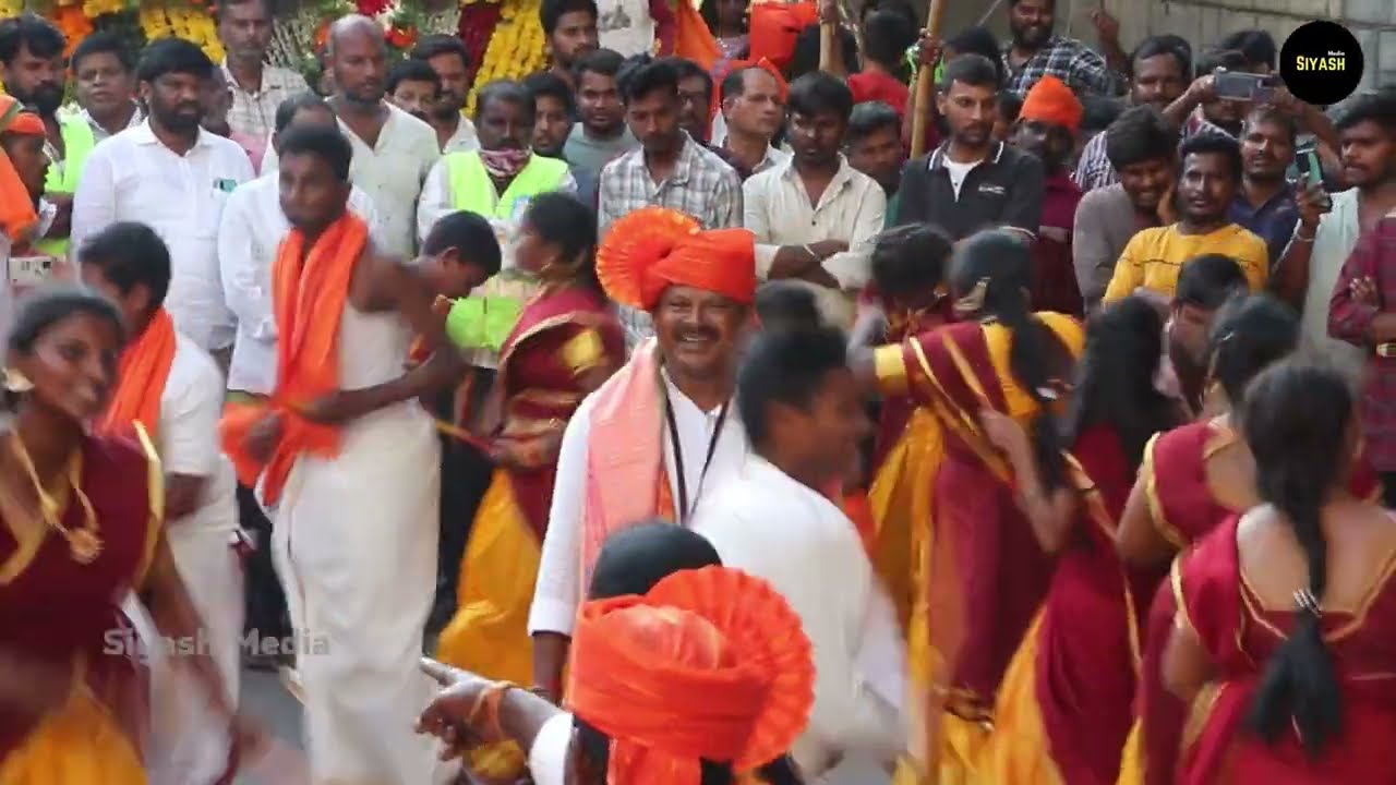 Kolatam at Kukatpally BJP Office Ganesh Shoba Yatra 2024 || BJP Office Ganesh Nimmarjanam | #trend