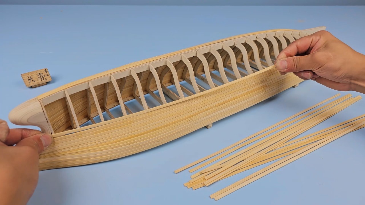 10,000 Pieces of Wood, 30 Days — I Built the ‘Heavenly Battleship’ by Hand! 🚢🔥【tianliang】
