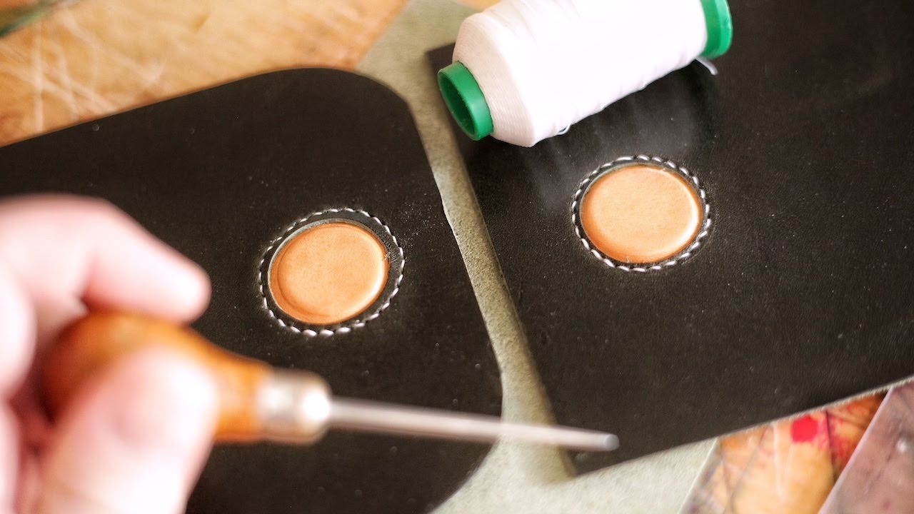 Installing Hidden Magnets in Leather