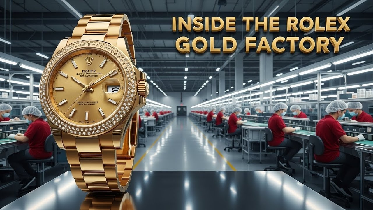 Inside the Rolex Gold Factory How a Solid Gold Bar Becomes a $50,000 Watch