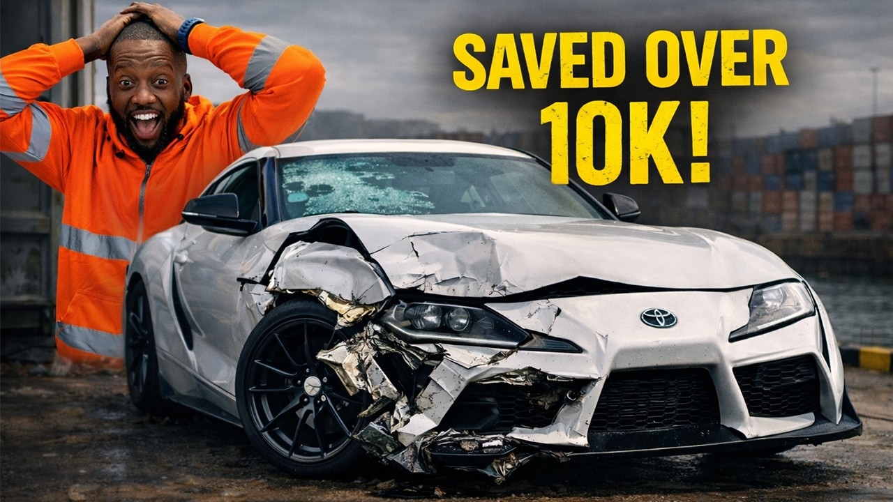 Taking delivery of a WRECKED SUPRA from japan... HOW BAD IS IT?