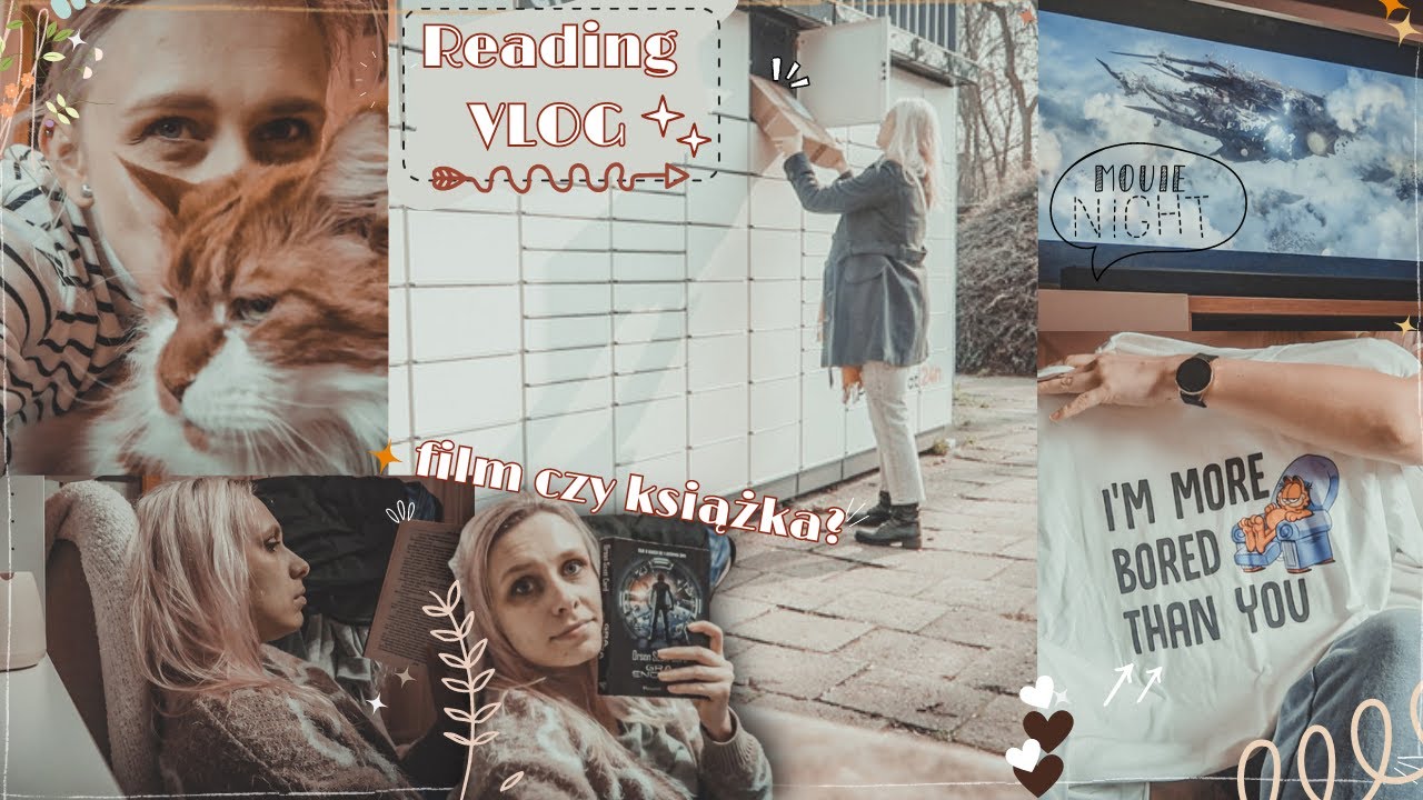 Reading Vlog - Będzie 🤭BOOK HAUL bo dostałam prezent💕🤗 Co lepsze film czy książka  - Gra Endera.