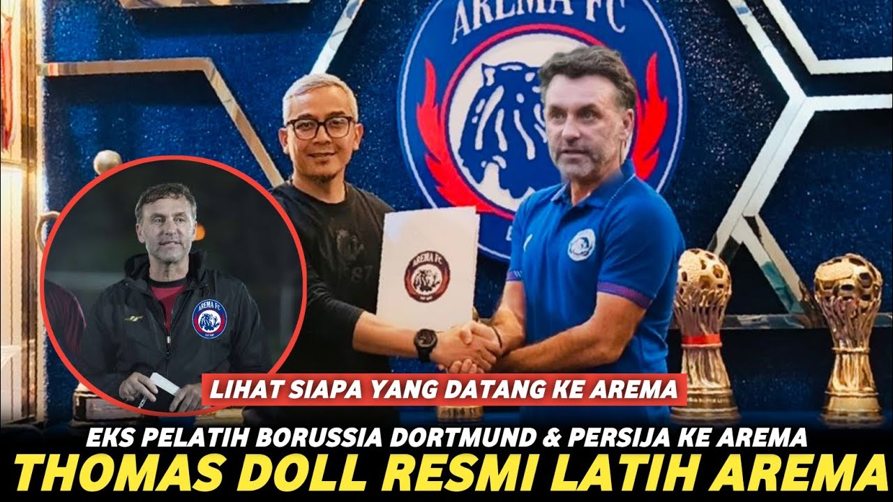 PELATIH BARU AREMA FC TIBA😱 Thomas Doll Gabung Arema🔥 MARCOS SANTOS RESMI DI PECAT‼️ #arema 