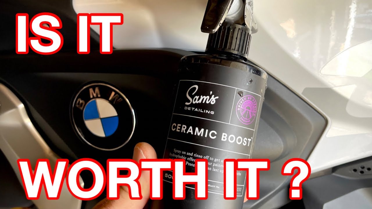 APPLYING SAMS DETAILING CERAMIC BOOST TO MY BMW R1250GS