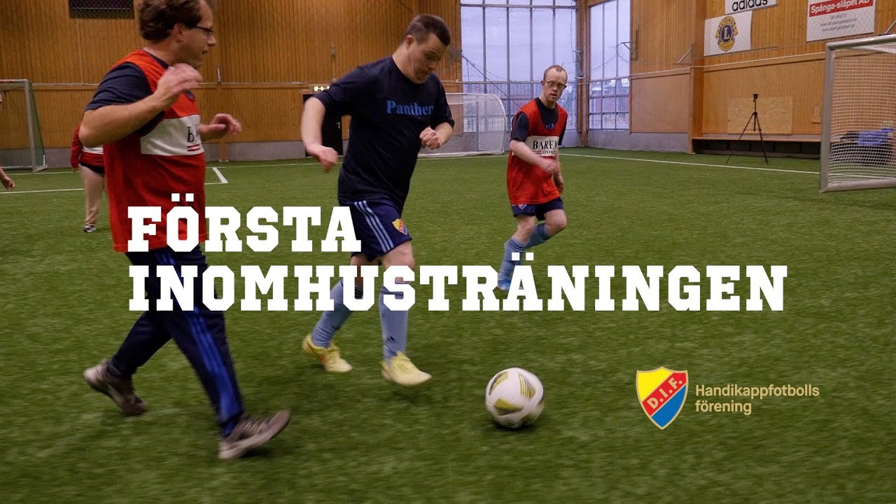 Första inomhusträningen