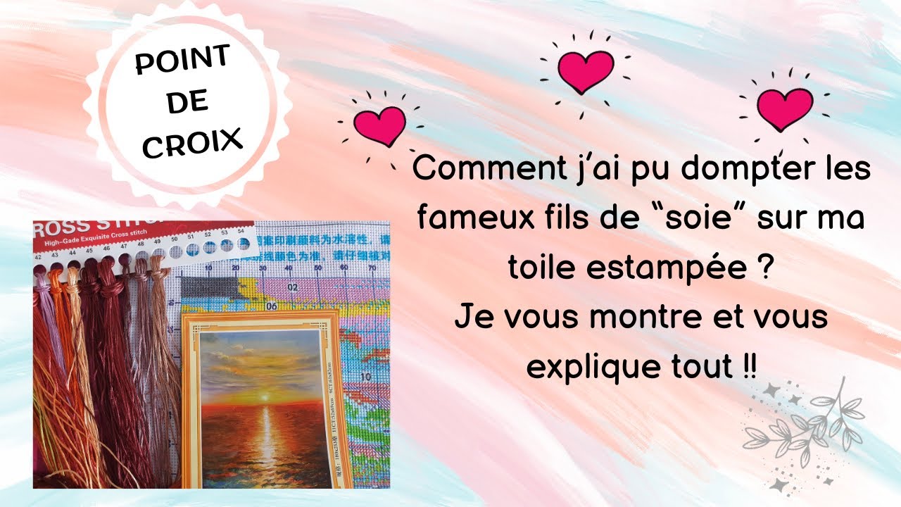 Point de croix : Dompter le fil de 