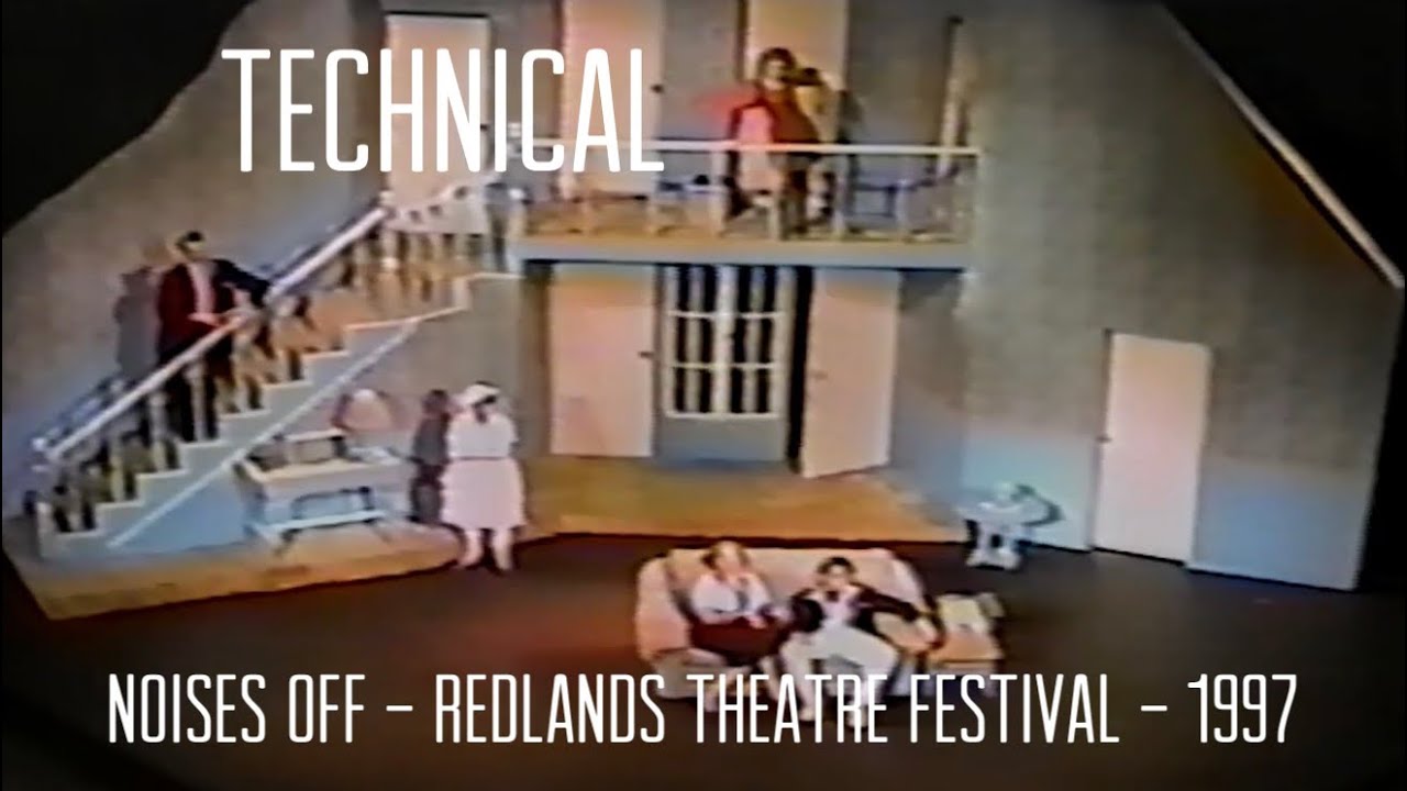 Scene from Noises Off at Redlands Theatre Festival