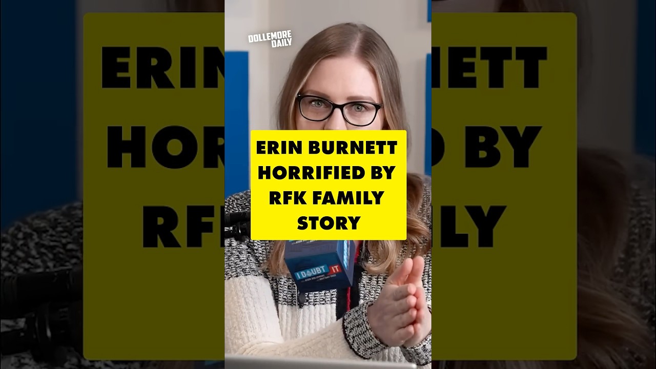 Erin Burnett wygląda na zniesmaczoną po usłyszeniu niepokojącej rodzinnej historii o RFK Jr. #Dol...