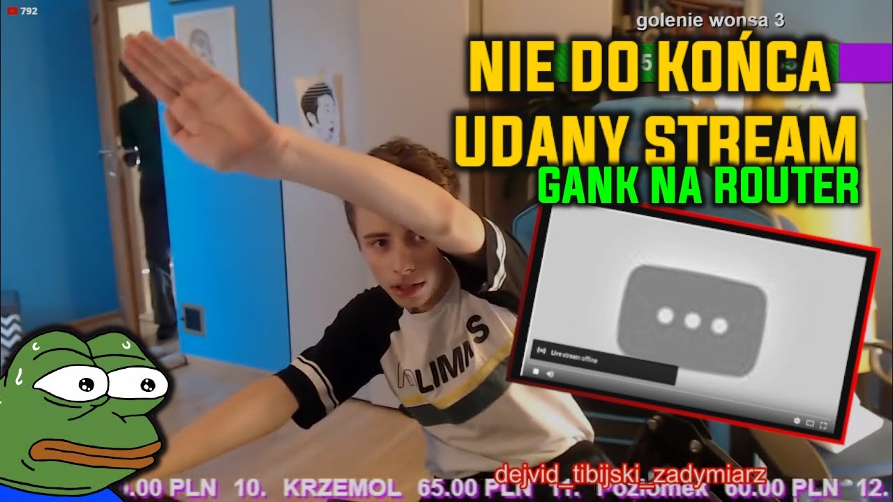 DEJVID TIBIJSKI ZADYMIARZ - NIE DO KOŃCA UDANY STREAM