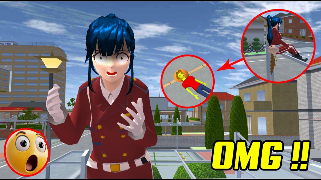 У Рины диарея во время погони за неверным мужчиной - Sakura School Simulator