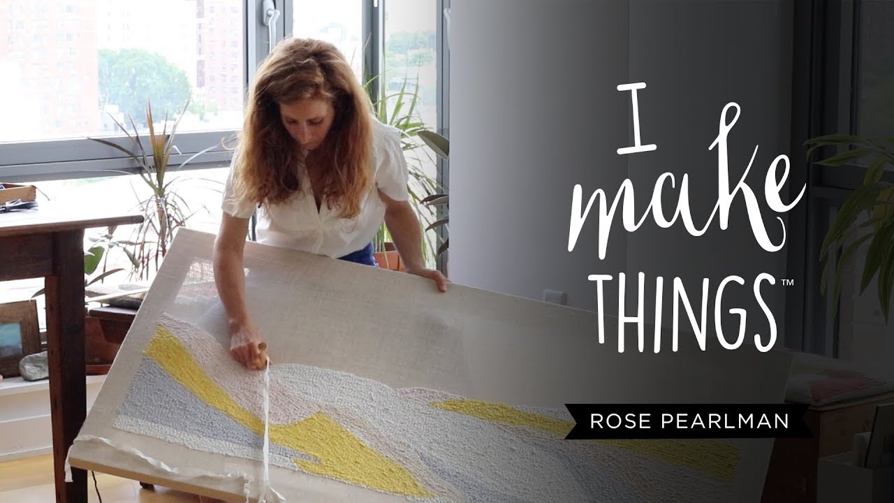 Needle punching textile designs