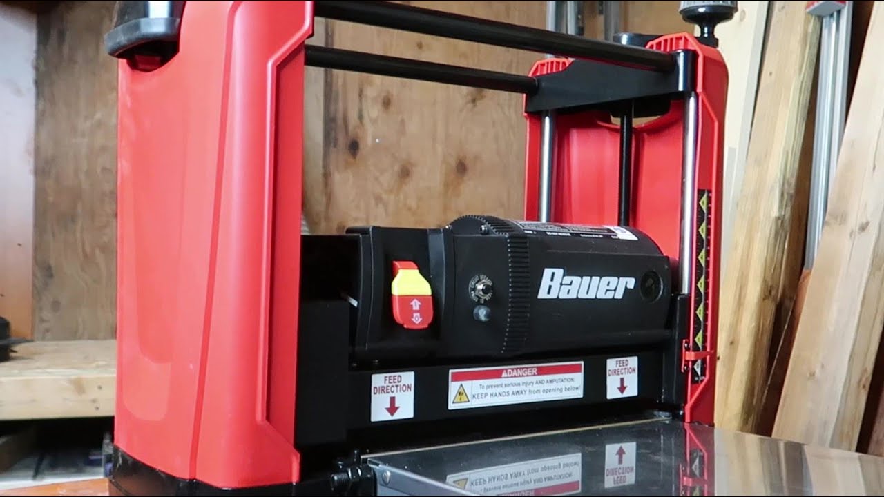 Bauer Thickness Planer from Harbor Freight: In-Depth Initial Review