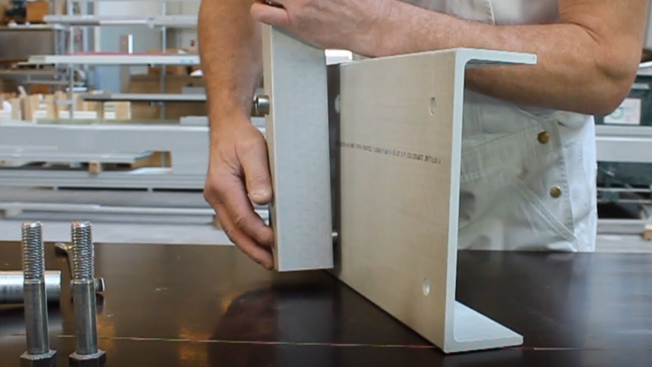 Fiberline How to #4: Mounting square tubes