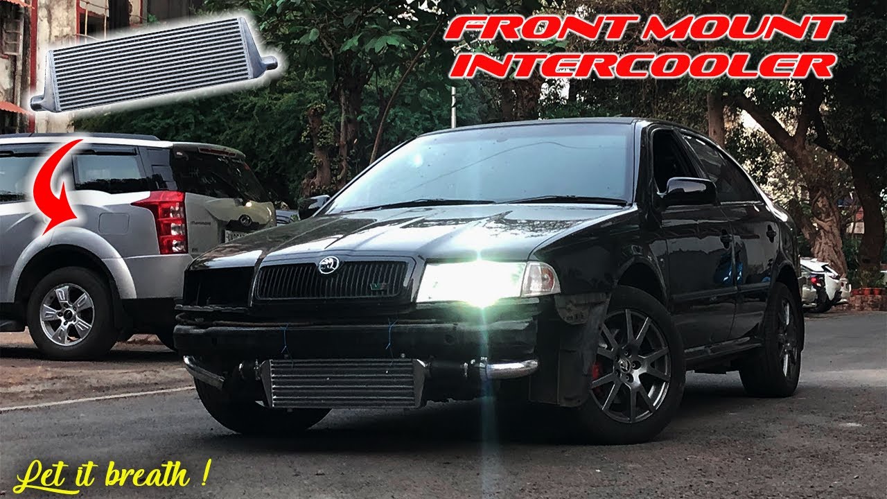 Installing a Front Mount Intercooler on my vrs !/(Hindi)