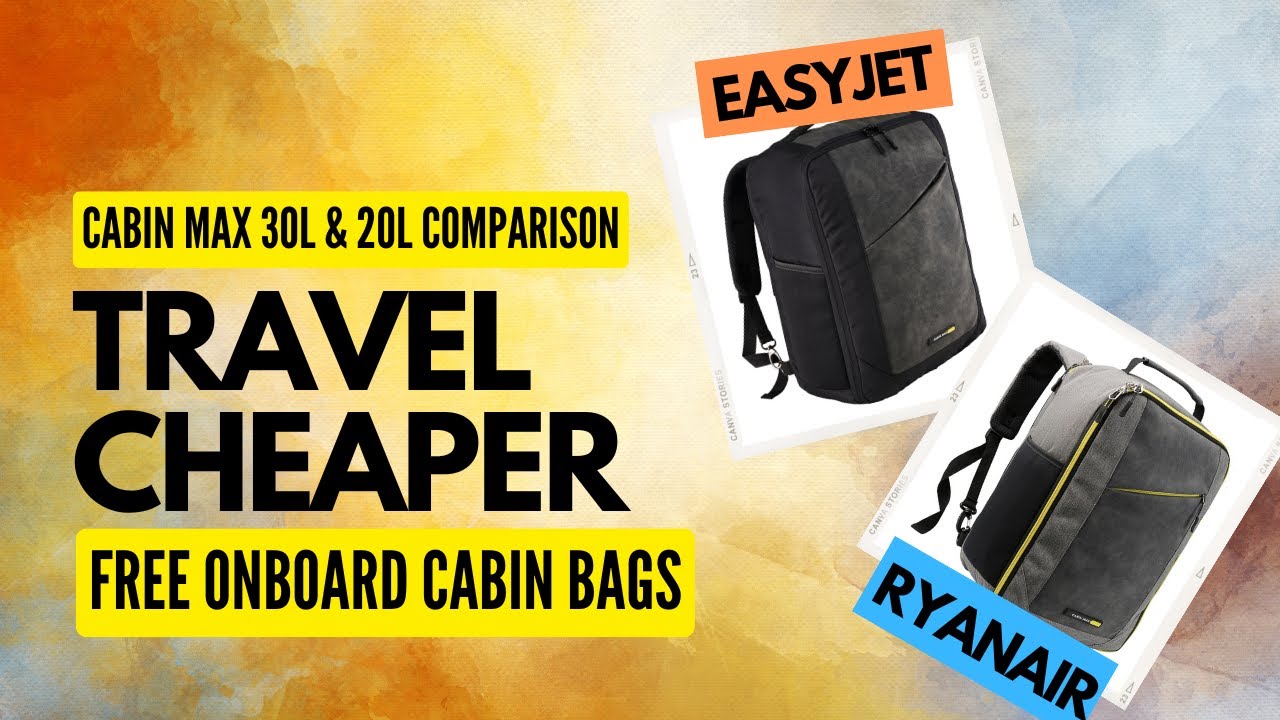 Cabin Max Manhattan 30L and 20L Backpack Comparison | Best Free Carry On Cabin Bags