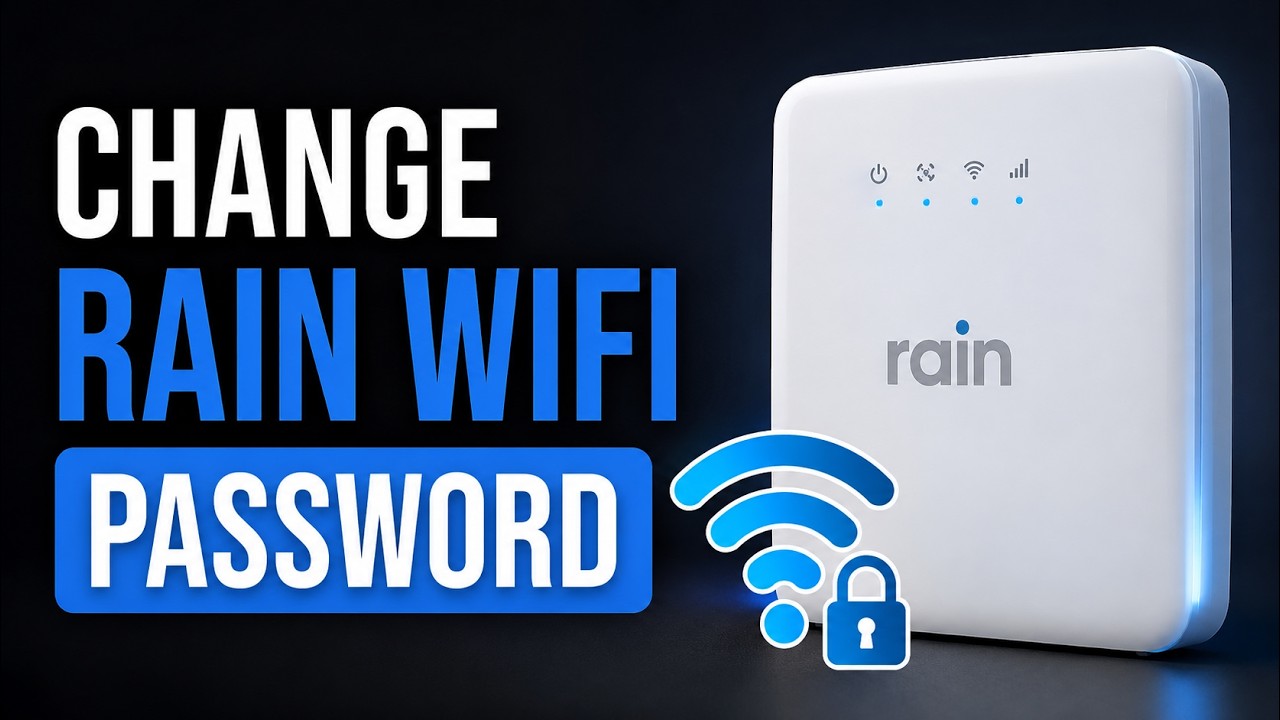 How to Change Your Rain WiFi Password | Rain Router Password Reset Guide | Access Rain WiFi Settings