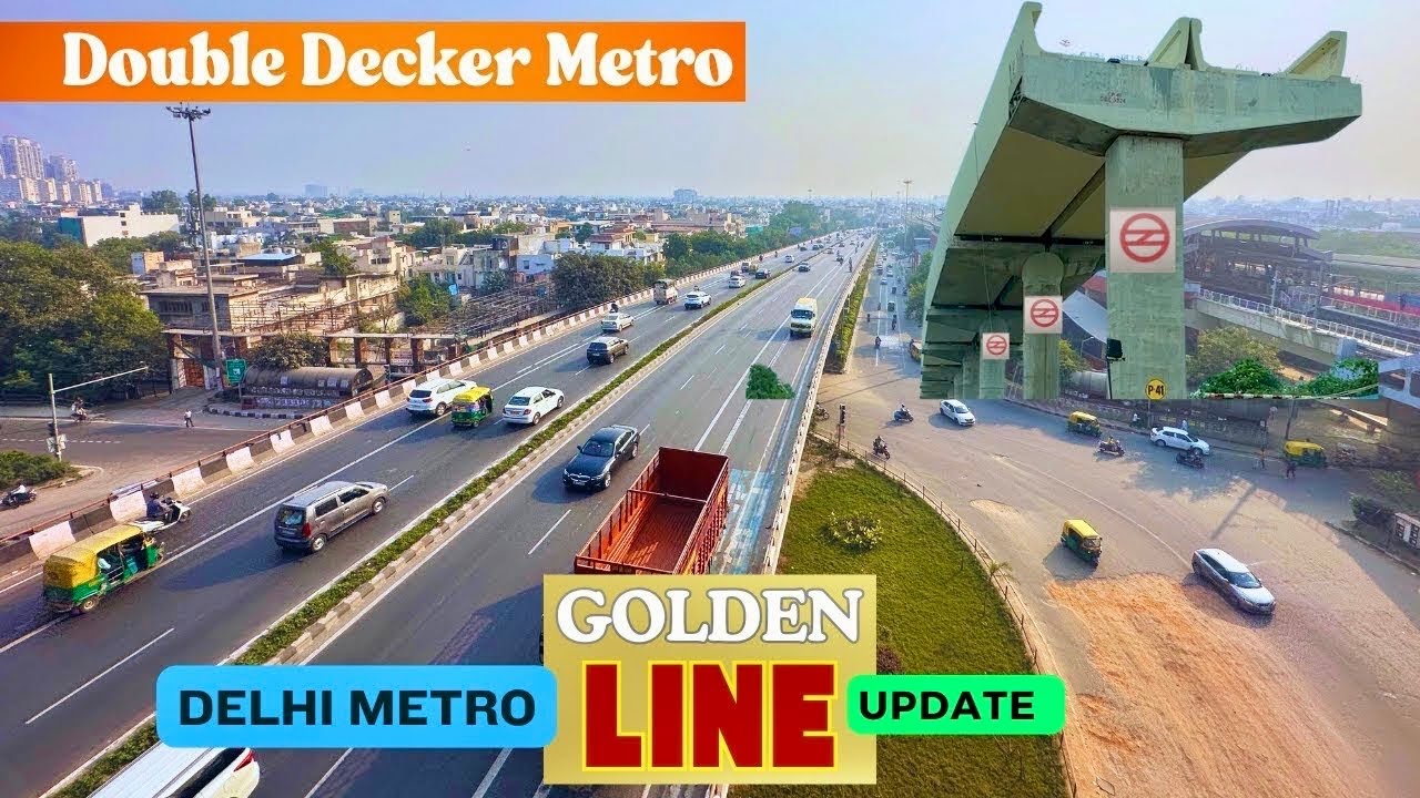 New India Rising: Saket to Tughlaqabad – Golden Line Double Decker Metro!