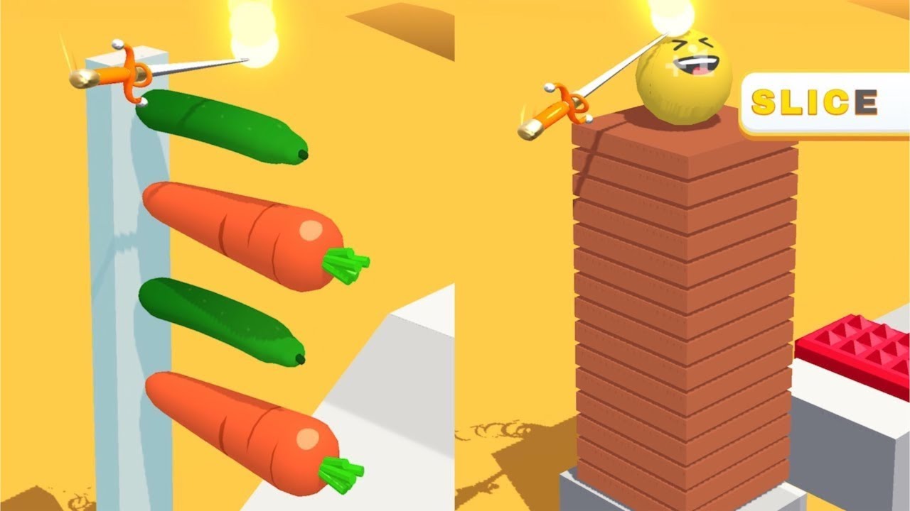 Slice It All - Very Satisfying And Relaxing ASMR Slicing Game