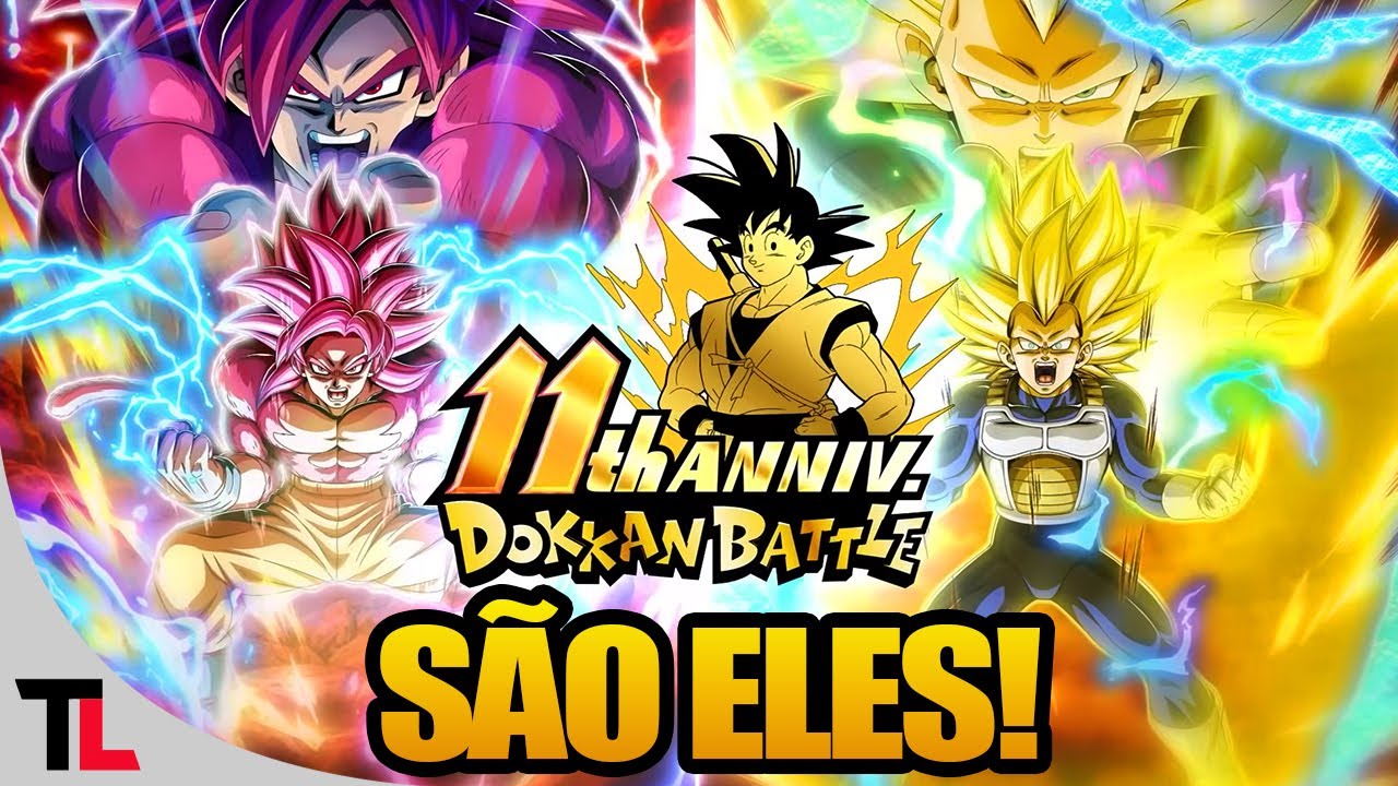 Tá Confirmado! Reagindo aos Anúncios do 11° Aniversário | DBZ Dokkan Battle