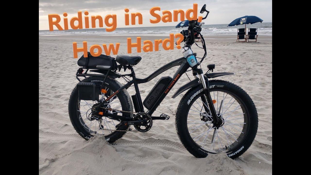 Rad Rover Ebike in the Sand