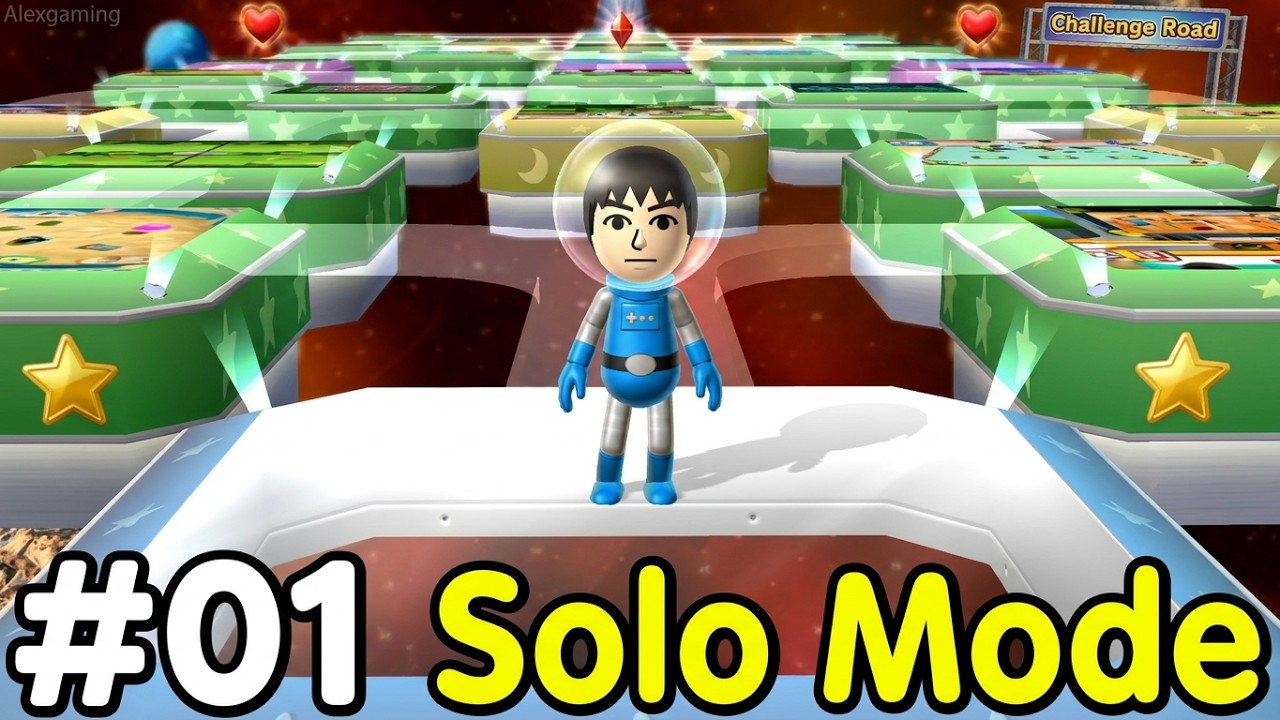 Wii Party - Solo Mode (Play movies 01)