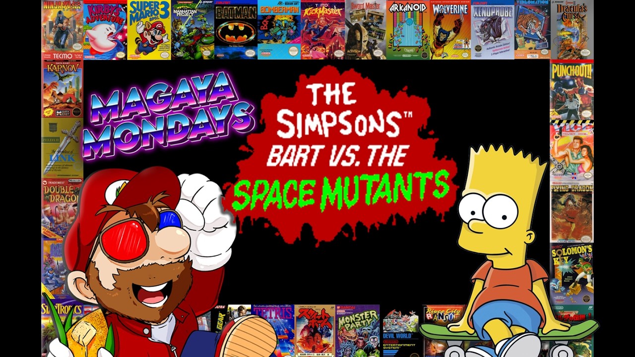 The Simpsons: Bart Vs. The Space Mutants - Let's Try Again! | Omega Ace Gaming