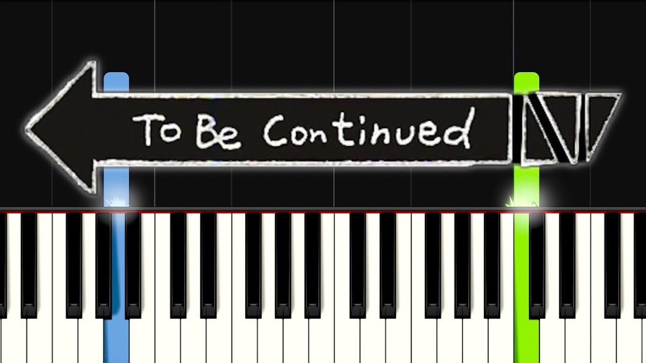 To Be Continued (JoJo - Roundabout) | EASY Piano Tutorial