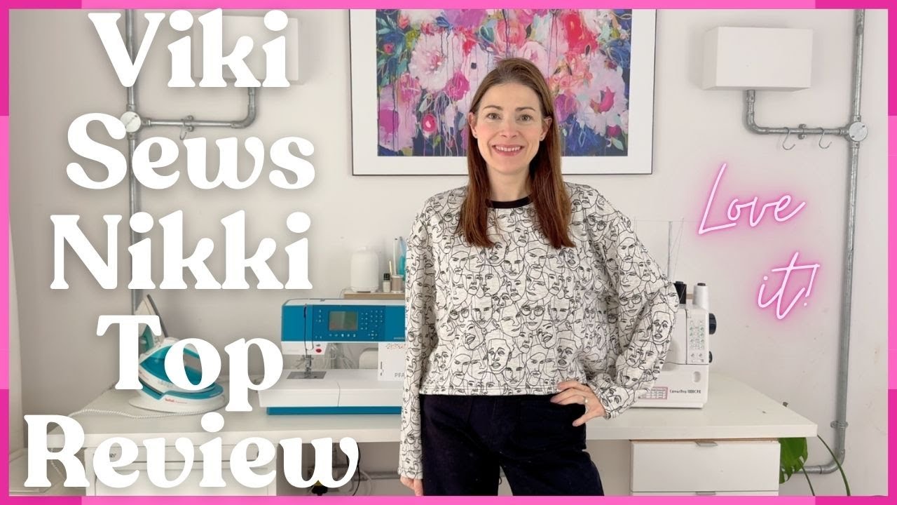 Честный обзор БЕСПЛАТНОЙ выкройки для шитья толстовки VikiSews Nikki #garmentsewing #vikisews
